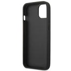 Guess 4G Big Metal Logo iPhone 14 dėklas - Pilkas -- iPhone 14