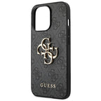 Guess 4G dėklas iPhone 14 Pro Max – pilkas