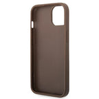 Guess 4G Big Metal Logo dėklas iPhone 14 - rudas -- iPhone 14