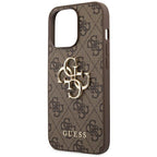 Guess GUHCP14X4GMGBR iPhone 14 Pro Max 6,7" rudas dėklas 4G Big Metal Logo -- iPhone 14 Pro Max