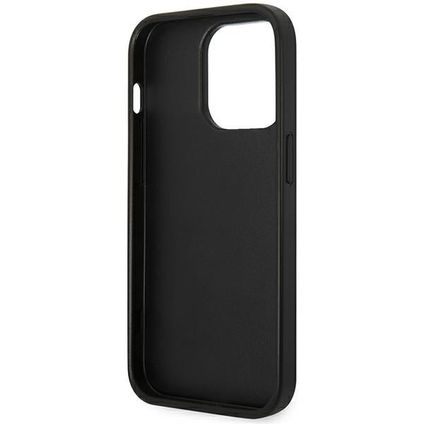 Karl Lagerfeld Saffiano Choupette dėklas iPhone 14 Pro – juodas
