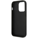 Karl Lagerfeld Saffiano Choupette dėklas iPhone 14 Pro – juodas