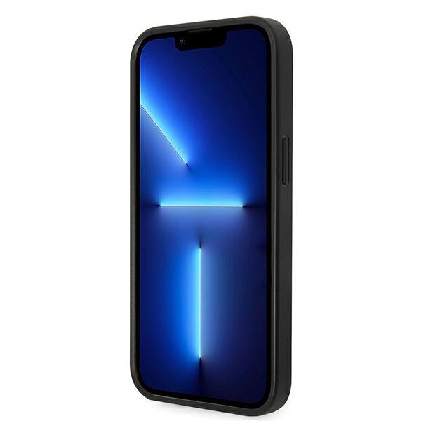 Karl Lagerfeld dėklas iPhone 14/15 Plus – sidabrinis