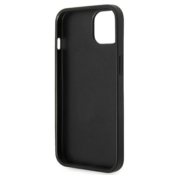 Karl Lagerfeld dėklas iPhone 14/15 Plus – sidabrinis