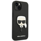 Karl Lagerfeld dėklas iPhone 14 Plus/15 Plus – juodas