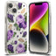 Ringke Fusion Design dėklas iPhone 14 Plus – skaidrus, Purple Rose -- iPhone 14 Plus