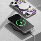 Ringke Fusion Design dėklas iPhone 14 Plus – skaidrus, Purple Rose -- iPhone 14 Plus