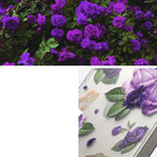 Ringke Fusion Design dėklas iPhone 14 Plus – skaidrus, Purple Rose -- iPhone 14 Plus