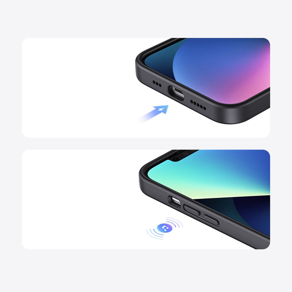 Ugreen silikoninis dėklas iPhone 14 Plus – juodas -- iPhone 14 Plus