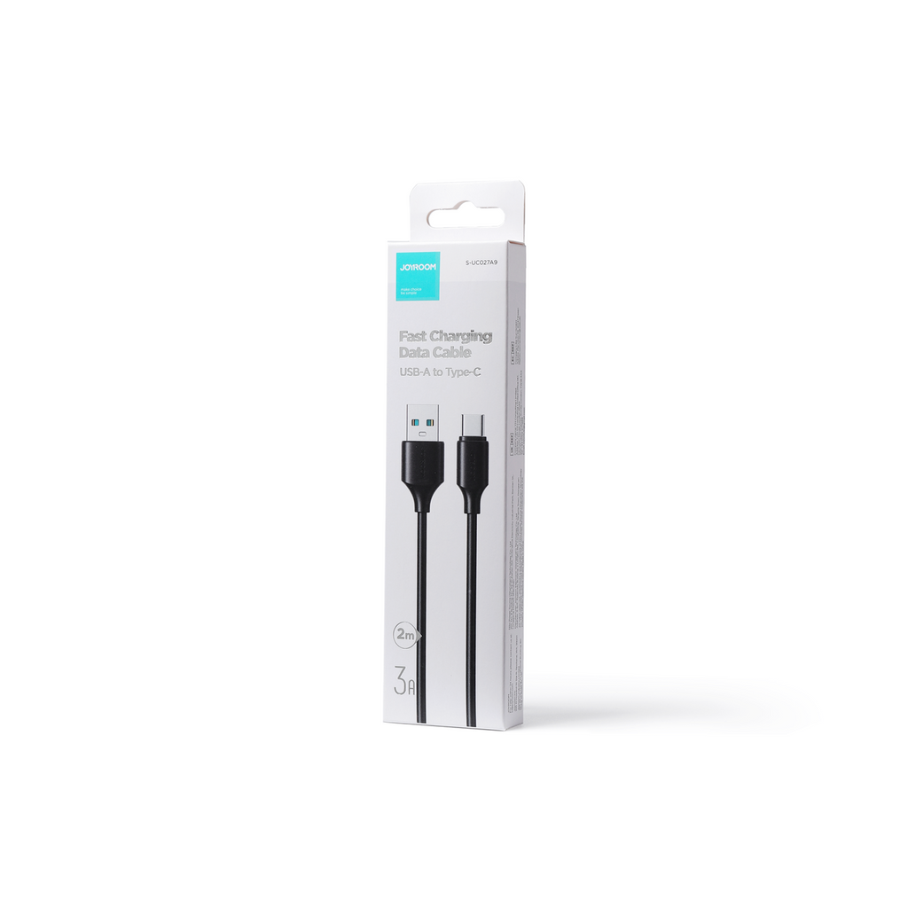 Joyroom Long-Lasting Series A9 Laidas USB-A / USB-C 3A 2m - juodas -- Cell phone cables