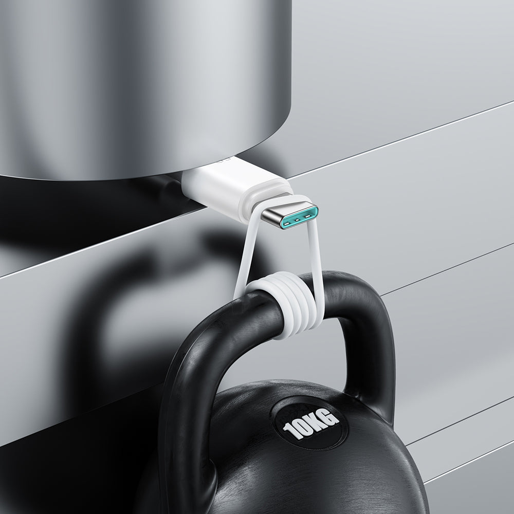 Joyroom Long-Lasting Series A9 Laidas USB-C / USB-C PD QC 60W 3A 1m - baltas