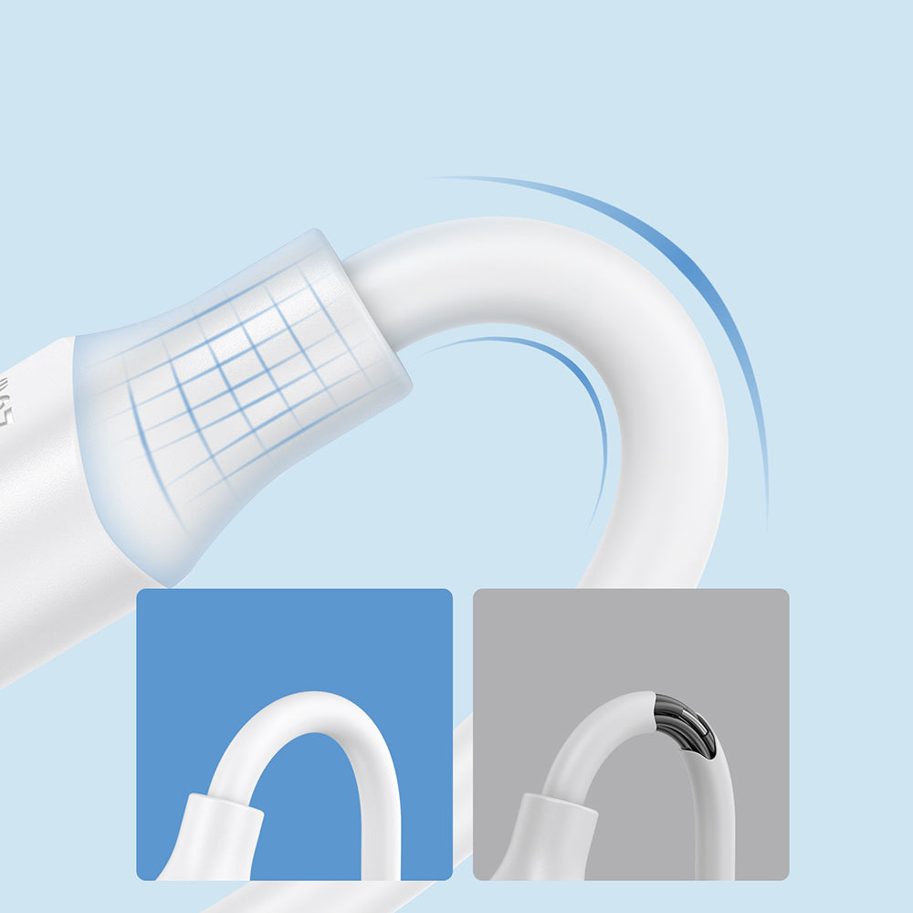 Joyroom Long-Lasting Series A9 Laidas USB-C / USB-C PD QC 60W 3A 1m - baltas