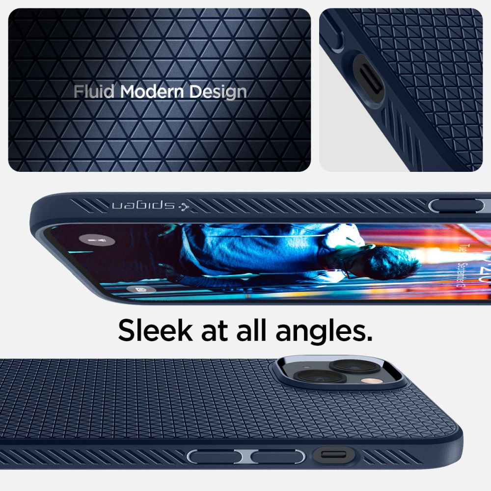 Spigen Liquid Air dėklas iPhone 14 Plus – mėlynas