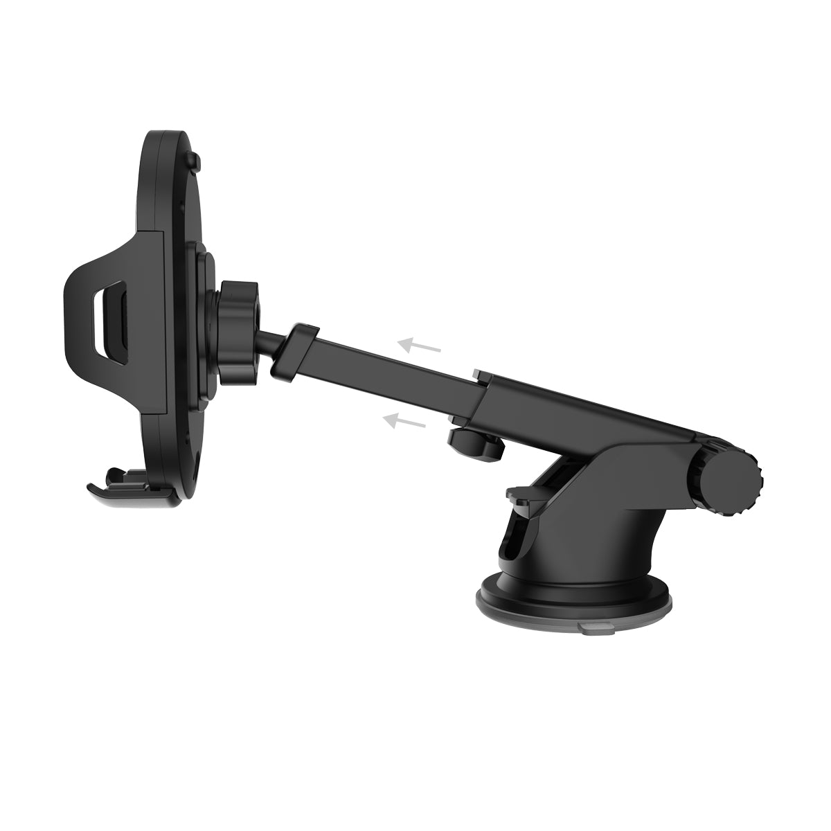 Dudao teleskopinis gravitacinis automobilinis laikiklis prie priekinio stiklo juodas (new F2S black)