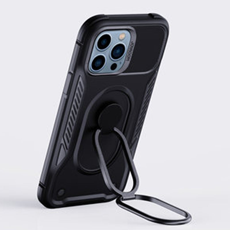 Joyroom Dual Hinge šarvuotas dėklas iPhone 14 Pro – juodas