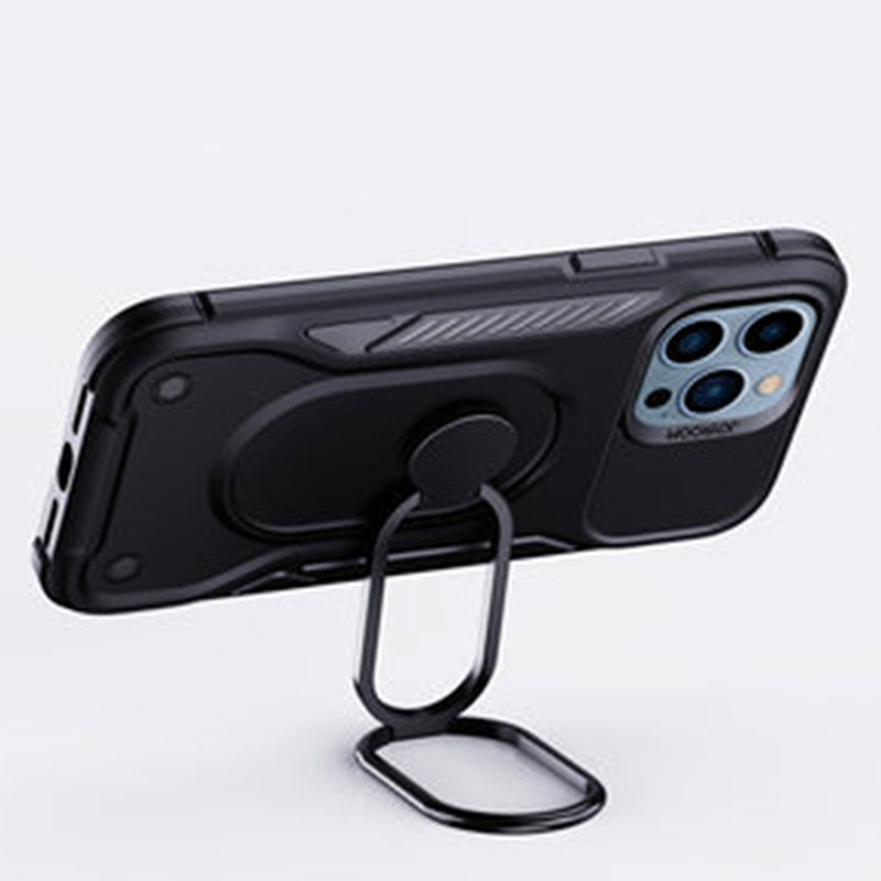 Joyroom Dual Hinge šarvuotas dėklas iPhone 14 Pro – juodas