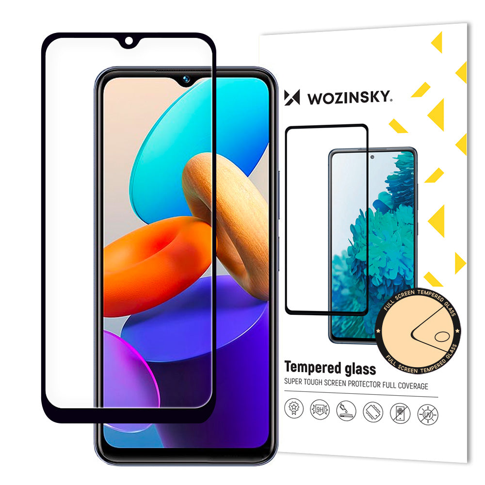 Wozinsky Full Glue grūdintas stiklas Vivo Y35 / Y22 / Y22s visas ekranas su juodu rėmeliu (tinka dėklui) -- Cell phone...