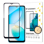 Wozinsky Full Glue Infinix Hot 12i viso ekrano grūdintas stiklas su juodu rėmeliu (tinka dėklui) -- Cell phone tempered glass