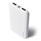 Wozinsky išorinė baterija Li-Po 10000mAh 2 x USB, balta (WPBWE1)