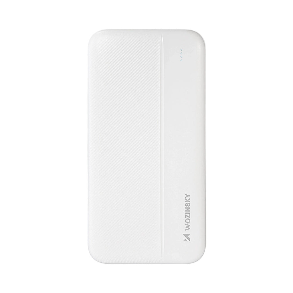 Wozinsky išorinė baterija Li-Po 10000mAh 2 x USB, balta (WPBWE1)