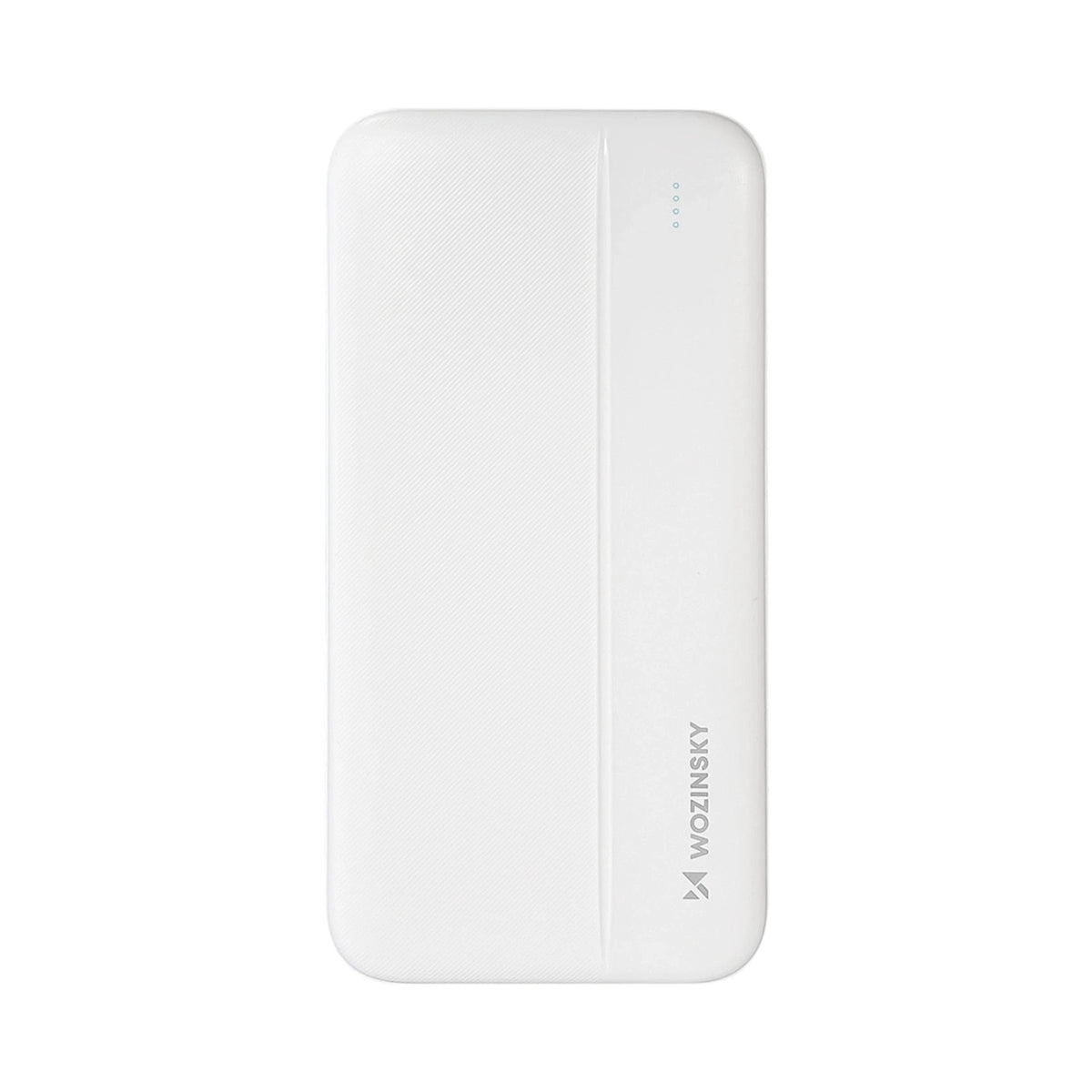 Wozinsky išorinė baterija Li-Po 10000mAh 2 x USB, balta (WPBWE1)