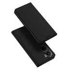 Dux Ducis Skin Pro dėklas Vivo Y16 / Y02s piniginės dėklo dangtelis su juodu atvartu -- Vivo Y16 / Vivo Y02s