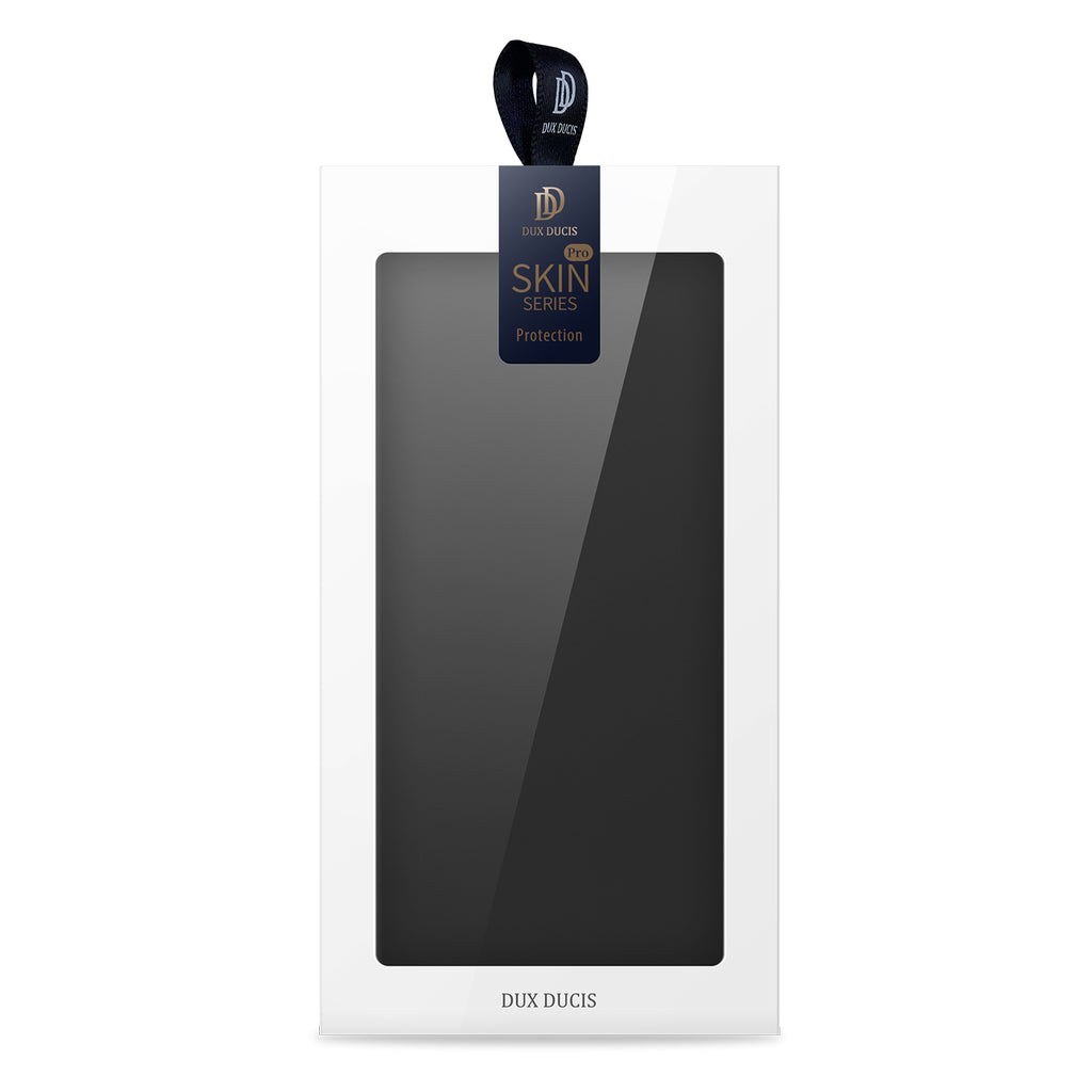 Dux Ducis Skin Pro dėklas Vivo Y16 / Y02s piniginės dėklo dangtelis su juodu atvartu -- Vivo Y16 / Vivo Y02s