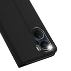 Dux Ducis Skin Pro dėklas Vivo Y16 / Y02s piniginės dėklo dangtelis su juodu atvartu -- Vivo Y16 / Vivo Y02s