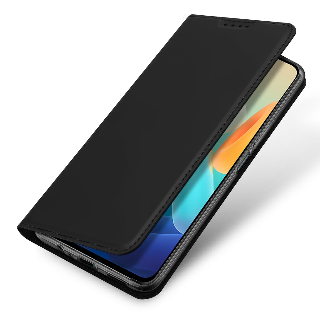 Dux Ducis Skin Pro dėklas Vivo Y16 / Y02s piniginės dėklo dangtelis su juodu atvartu -- Vivo Y16 / Vivo Y02s