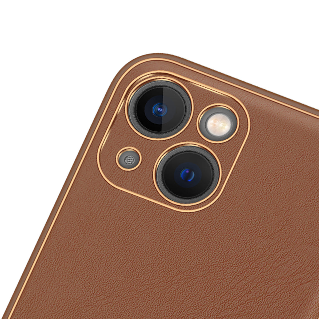Dux Ducis Yolo dėklas iPhone 14 – rudas