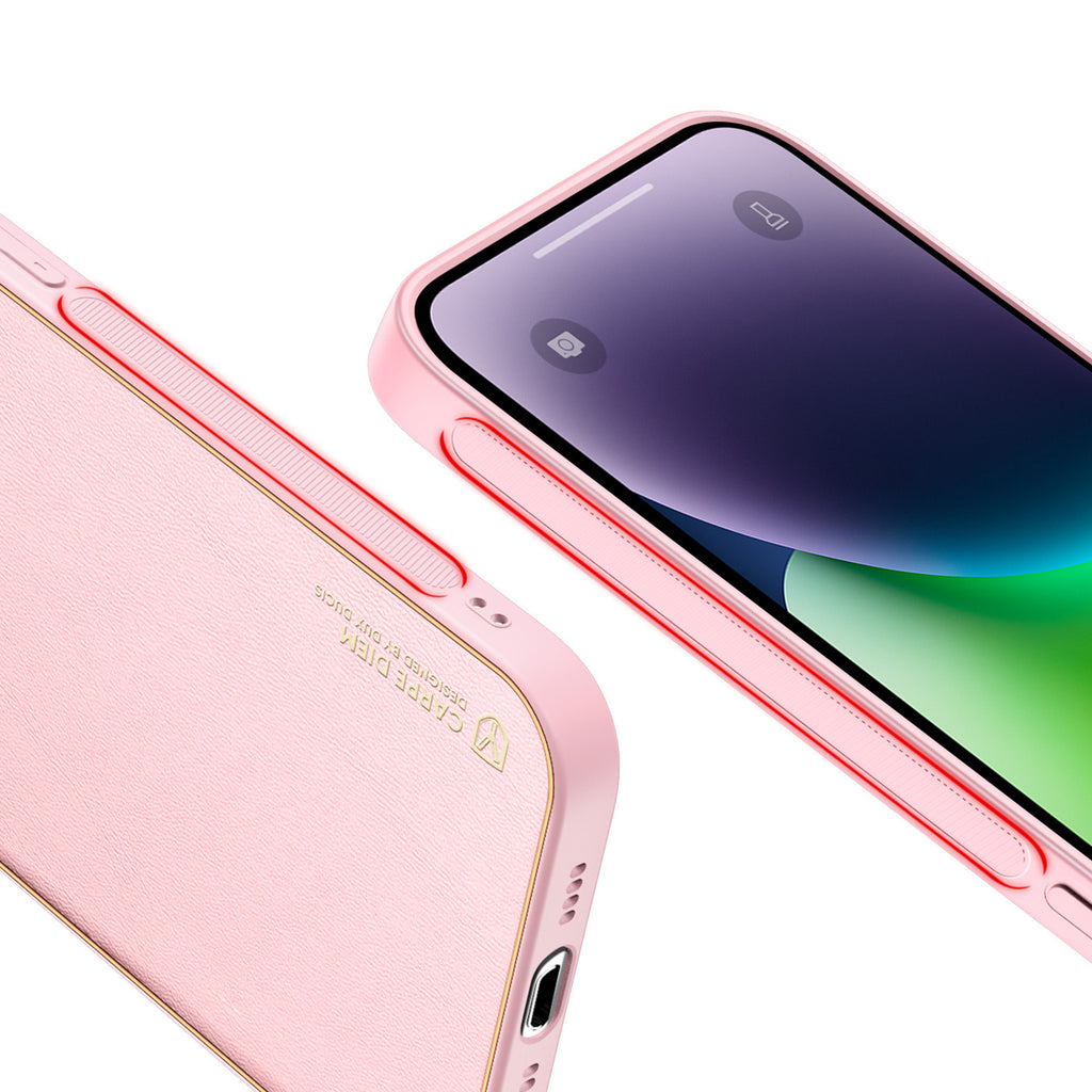 Dux Ducis Yolo dėklas iPhone 14 Plus – rožinis