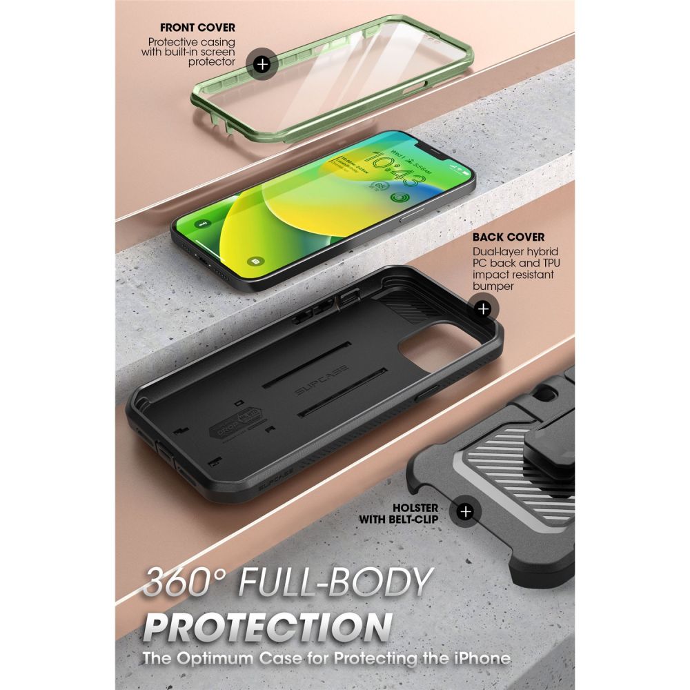 Supcase Unicorn Beetle Pro dėklas iPhone 14 Plus – žalias