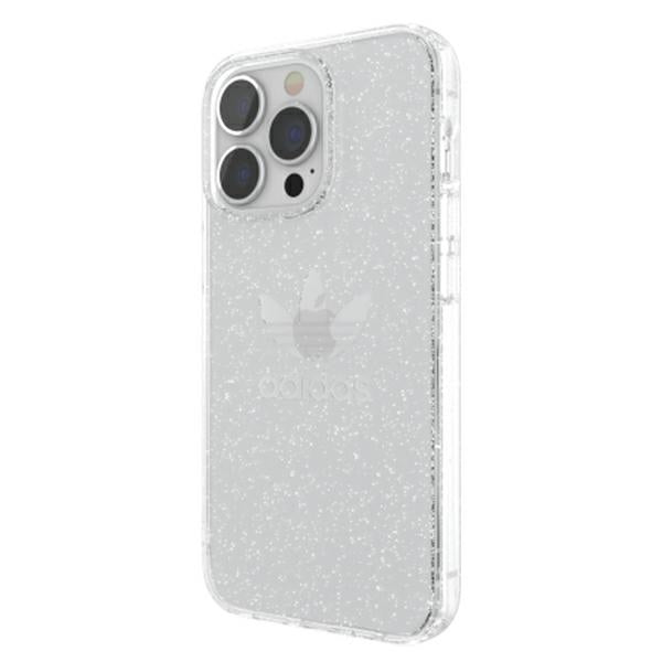 Adidas skaidrus dėklas iPhone 13/13 Pro – sidabrinis