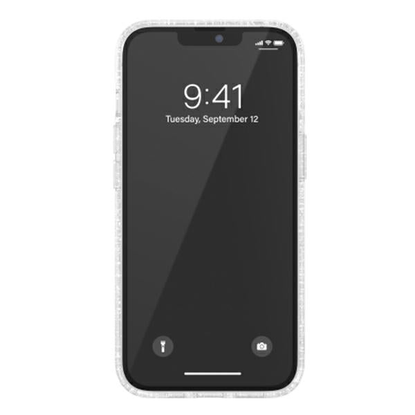 Adidas skaidrus dėklas iPhone 13/13 Pro – sidabrinis
