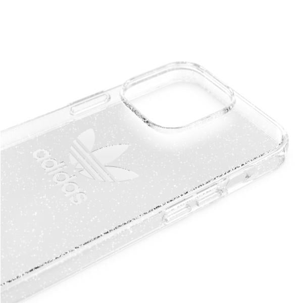 Adidas skaidrus dėklas iPhone 13/13 Pro – sidabrinis
