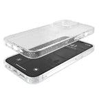 Adidas skaidrus dėklas iPhone 13/13 Pro – sidabrinis