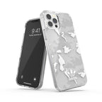 Adidas SnapCase Camo dėklas iPhone 12/12 Pro – skaidrus/baltas -- iPhone 12