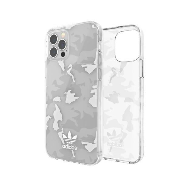 Adidas SnapCase Camo dėklas iPhone 12/12 Pro – skaidrus/baltas -- iPhone 12