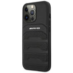 Mercedes-AMG Debossed Lines dėklas iPhone 14 Pro – juodas