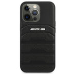 Mercedes-AMG Debossed Lines dėklas iPhone 14 Pro – juodas