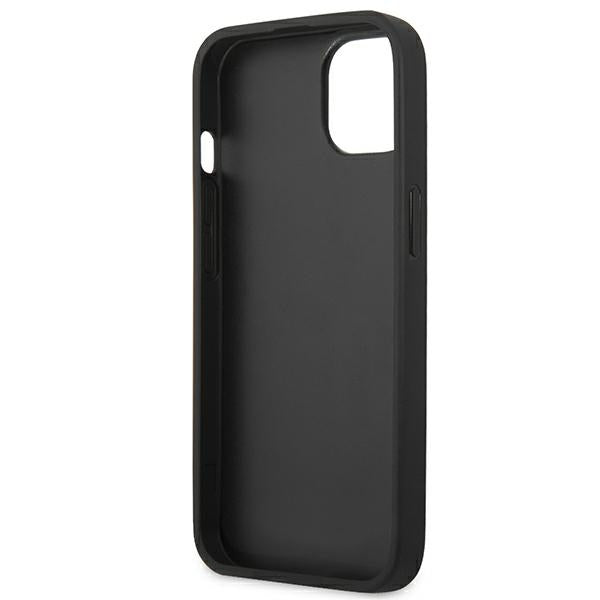 BMW Leather Stamp odinis dėklas iPhone 14 Plus – juodas
