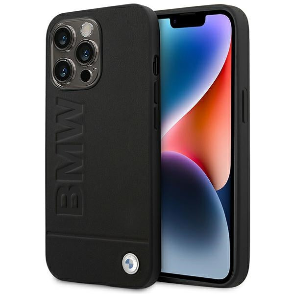 BMW odinis dėklas iPhone 14 Pro Max – juodas