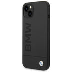 BMW MagSafe silikoninis dėklas iPhone 14 Plus – juodas