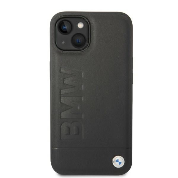 BMW Signature MagSafe dėklas iPhone 14 – juodas