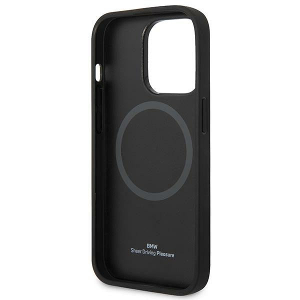 BMW MagSafe dėklas iPhone 14 Pro Max – juodas