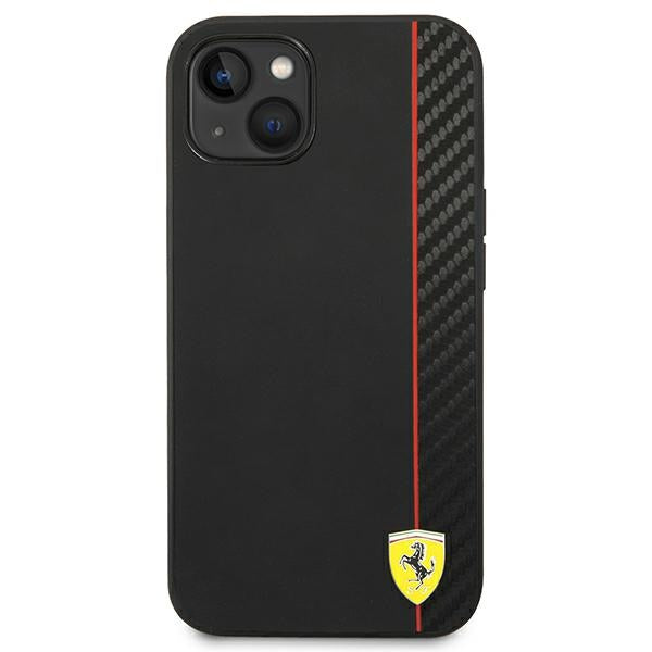 Ferrari karboninis dėklas iPhone 14 Plus – juodas