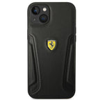 Ferrari odinis dėklas iPhone 14 Plus – juodas
