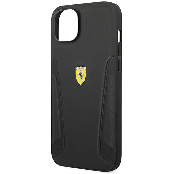 Ferrari odinis dėklas iPhone 14 Plus – juodas