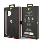 Ferrari odinis dėklas iPhone 14 Plus – juodas
