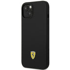 Ferrari silikoninis dėklas iPhone 14 Plus – juodas -- iPhone 14 Plus